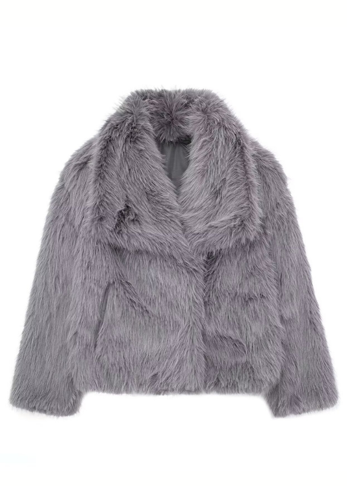 Fluffy fur-Manteau