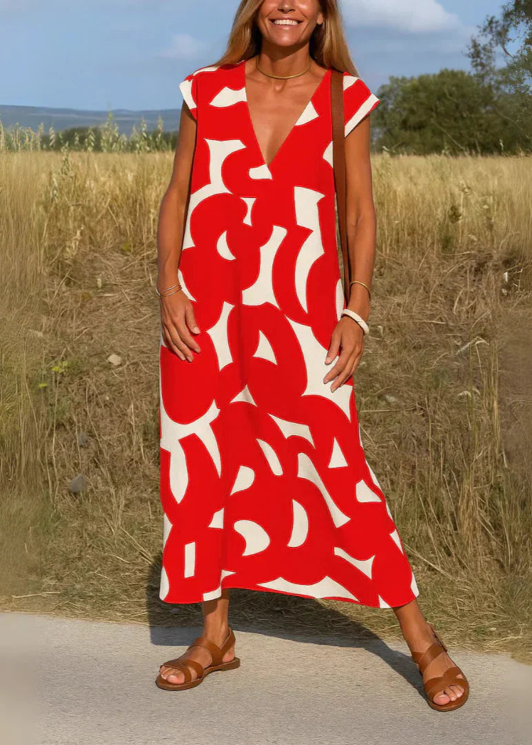 Valé - Robe fluide à col V