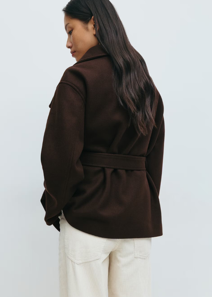 Veste Courte Col Haut