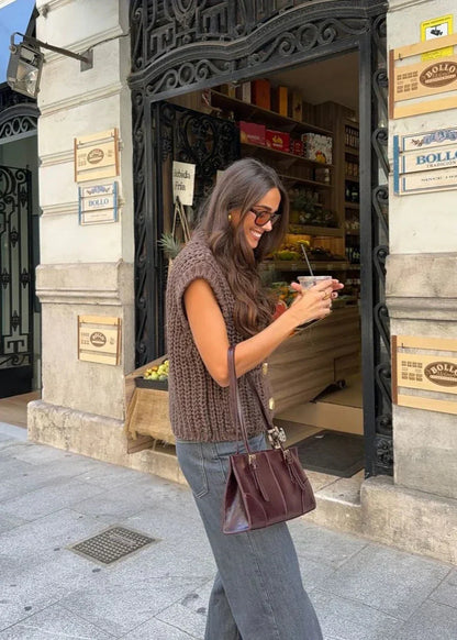 Top en Maille Épaisse