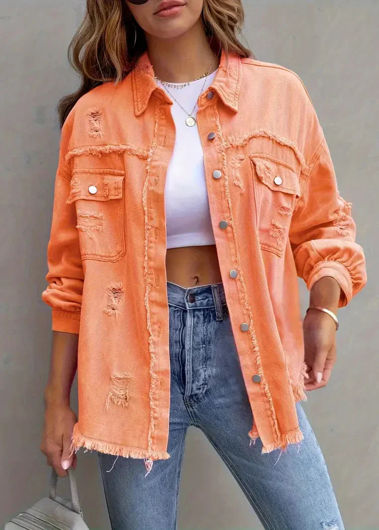 Mi-saison Denim Jacket