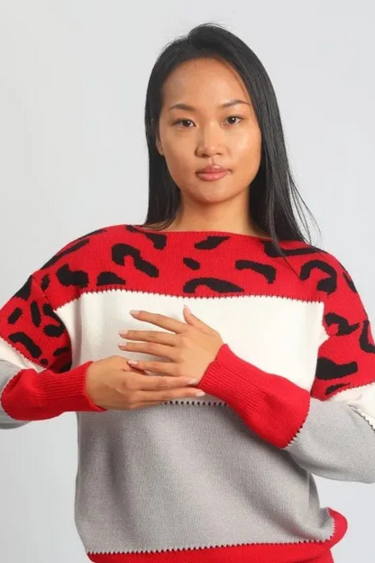 Léopard Chic | Pull Polaire