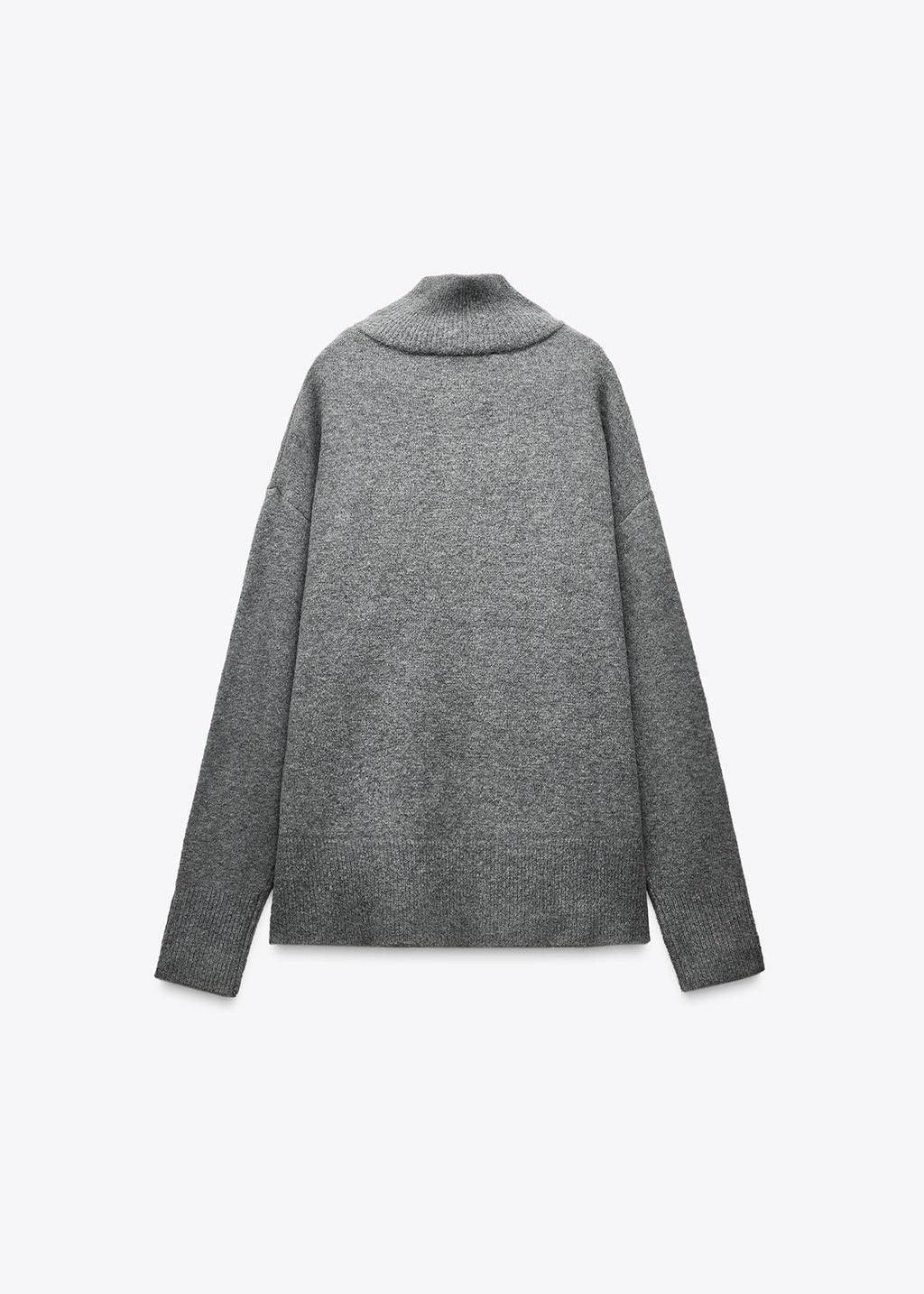 Pull à col montant