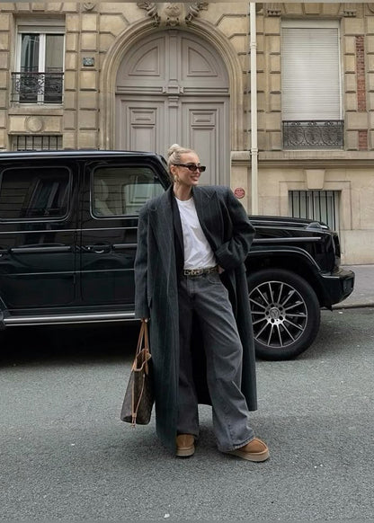 Clava Manteau Rayures